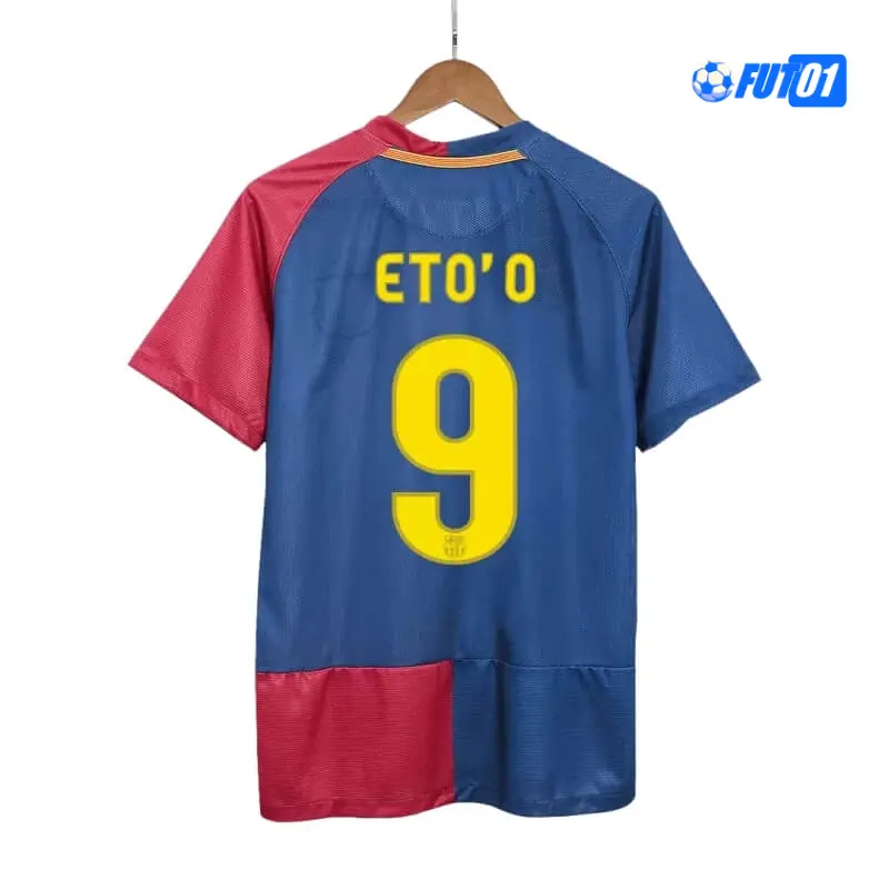 Camiseta ETO'O 9 Calidad THAI Barcelona Home Primera Equipación 2008/09 Clasico