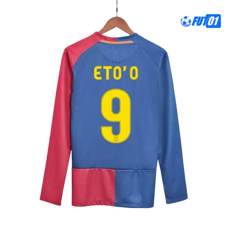 Camiseta ETO'O 9 Calidad Premium Barcelona Local Primera Equipación 2008/09 Vintage ML