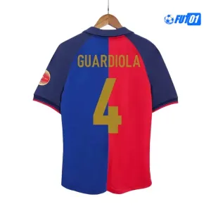 Camiseta GUARDIOLA 4 Futbol Barcelona Home Primera Equipación 1999/2000 Clasico