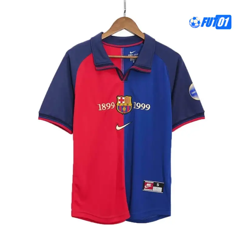 Camiseta GUARDIOLA 4 Futbol Barcelona Home Primera Equipación 1999/2000 Clasico