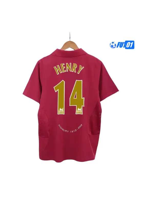 Camiseta HENRY 14 Calidad AAA Arsenal Primera Equipación 2005/06 Vintage