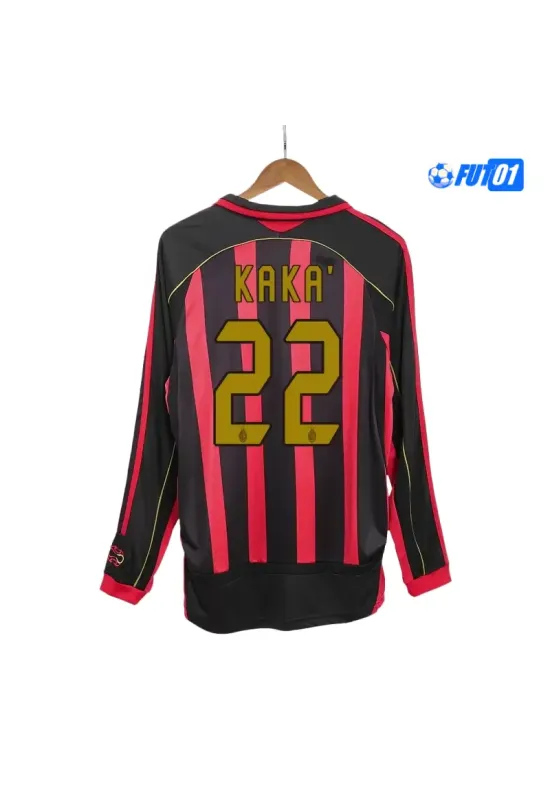 Camiseta KAKA＇22 Barata Milan Local 2006/07 Clasico ML