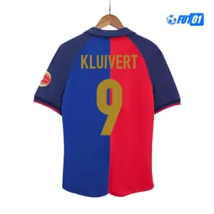 Camiseta KLUIVERT 9 Replica Barcelona Local 1999/2000 Retro