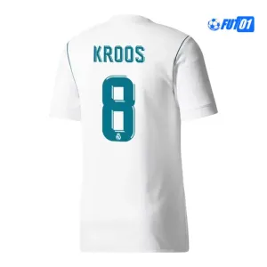Camiseta KROOS 8 Futbol Real Madrid Local 2017/18 Clasico