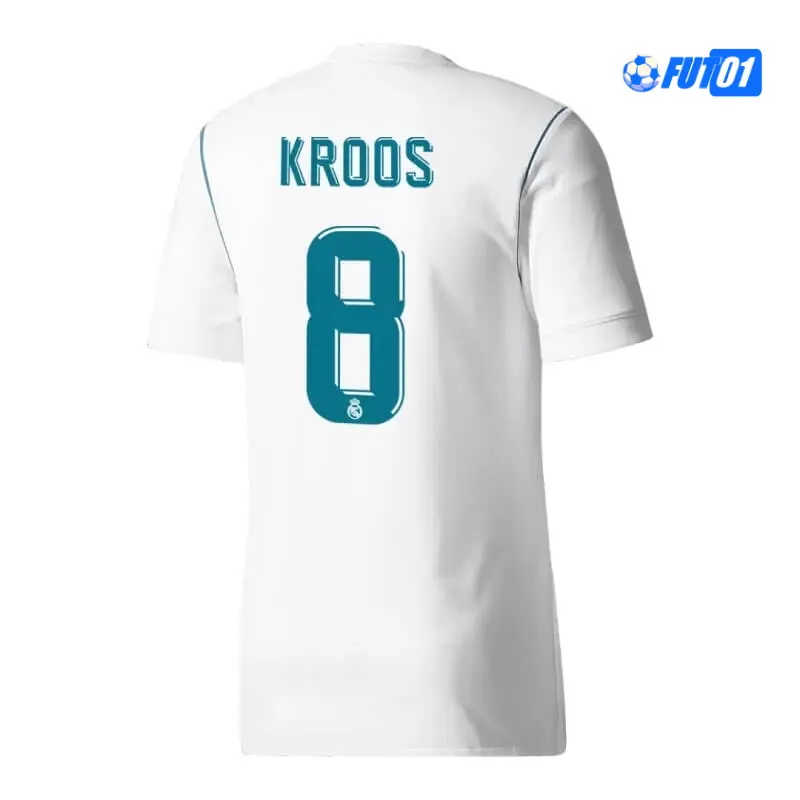 Camiseta KROOS 8 Futbol Real Madrid Local 2017/18 Clasico
