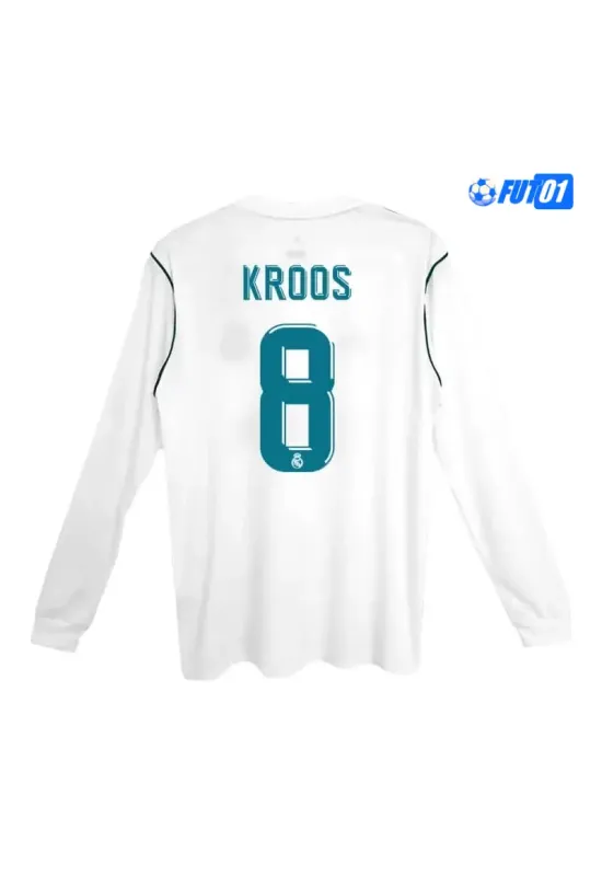 Camiseta KROOS 8 Barata Real Madrid Local Primera Equipación 2017/18 Retro ML