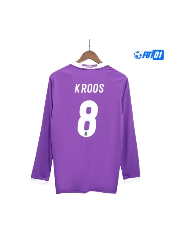 Camiseta KROOS 8 Futbol Real Madrid Away 2016/17 Clasico ML
