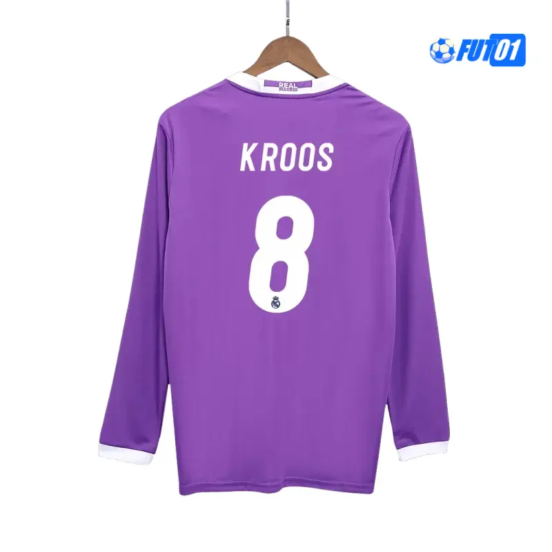Camiseta KROOS 8 Futbol Real Madrid Away 2016/17 Clasico ML