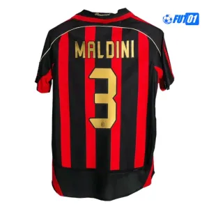Camiseta MALDINI 3 Calidad Premium AC Milan Home 2006/07 Antigua