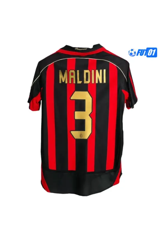 Camiseta MALDINI 3 Calidad Premium AC Milan Home 2006/07 Antigua