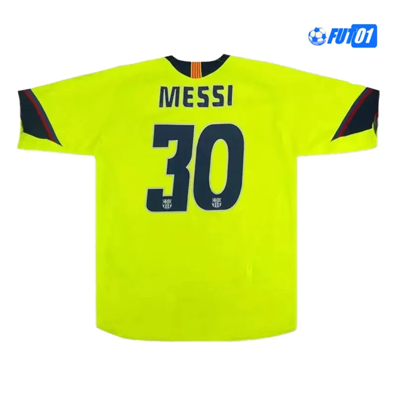 Camiseta MESSI 30 Futbol Barcelona Visitante Segunda Equipación 2005/06 Clasico