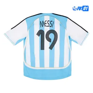 Camiseta MESSI 19 Replica Argentina Home 2006 Retro