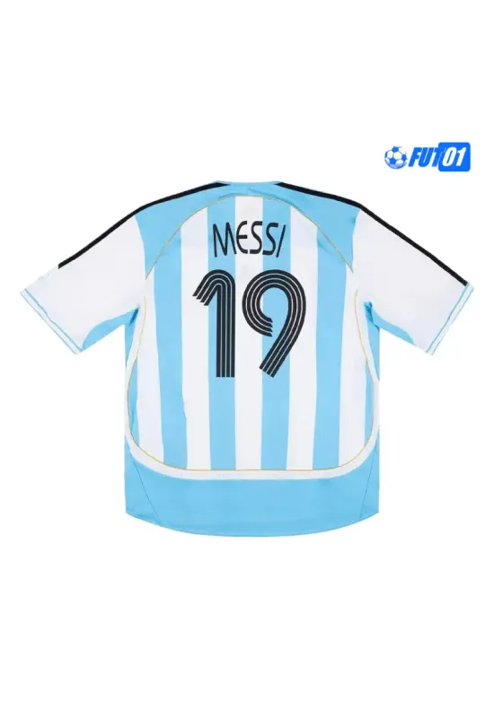 Camiseta MESSI 19 Replica Argentina Home 2006 Retro