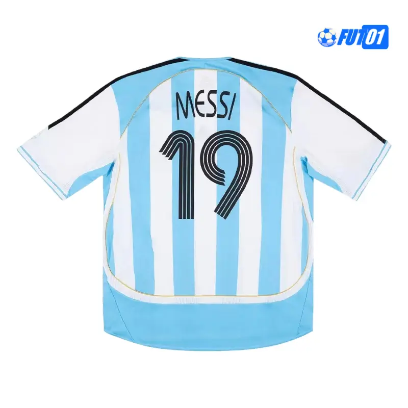 Camiseta MESSI 19 Replica Argentina Home 2006 Retro