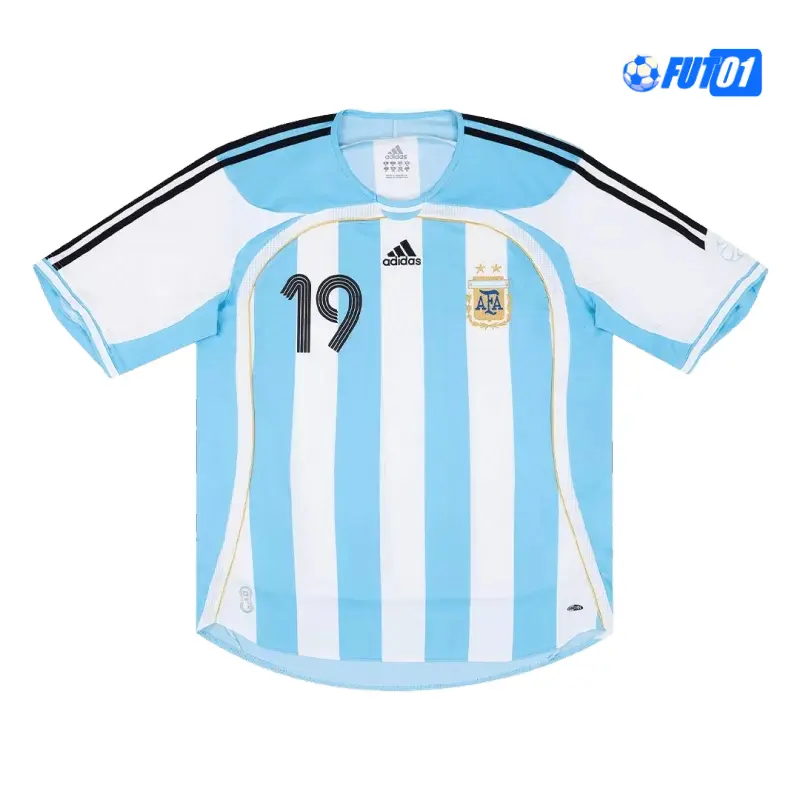 Camiseta MESSI 19 Replica Argentina Home 2006 Retro