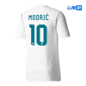 Camiseta MODRIĆ 10 Replica Real Madrid Primera Equipación 2017/18 Retro