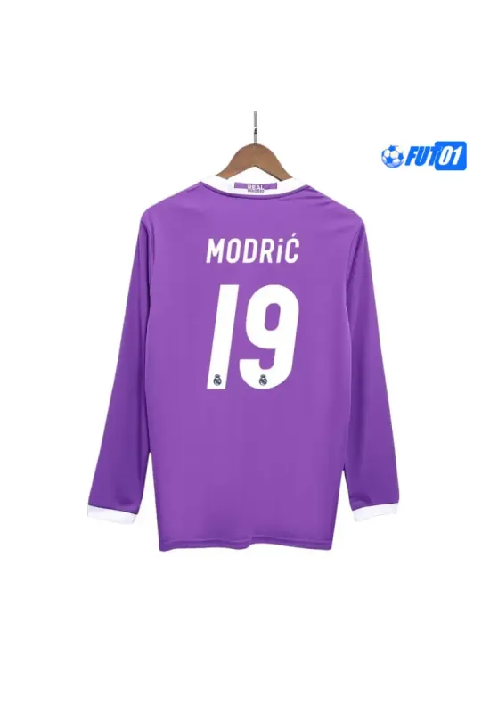 Camiseta MODRIĆ 19 Futbol Real Madrid Away 2016/17 Retro ML