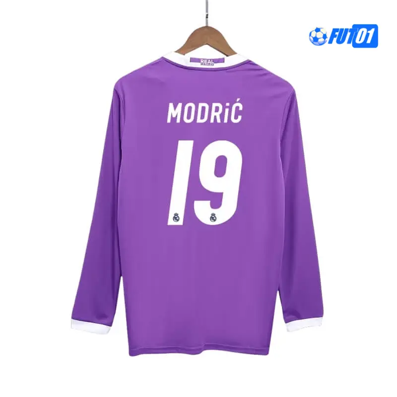 Camiseta MODRIĆ 19 Futbol Real Madrid Away 2016/17 Retro ML