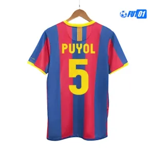 Camiseta PUYOL 5 Calidad THAI Barcelona Home 2010/11 Clasico
