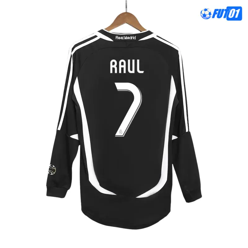 Camiseta RAUL 7 Barata Real Madrid Visitante Segunda Equipación 2006/07 Vintage ML