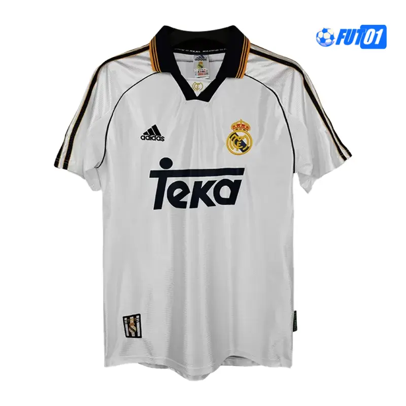 Camiseta RAUL 7 Barata Real Madrid Home Primera Equipación 1998/00 Vintage