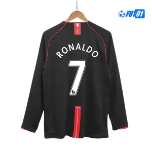 Camiseta RONALDO 7 Calidad AAA Manchester United Visitante 2007/08 Clasico ML