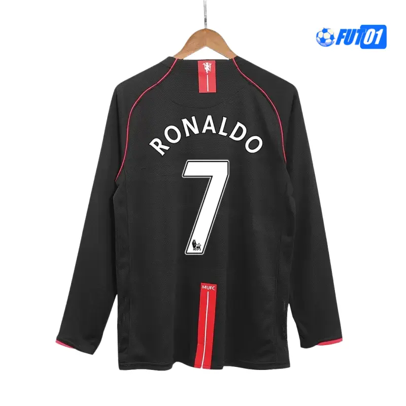 Camiseta RONALDO 7 Calidad AAA Manchester United Visitante 2007/08 Clasico ML