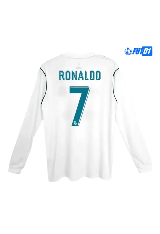 Camiseta RONALDO 7 Futbol Real Madrid Local Primera Equipación 2017/18 Vintage ML