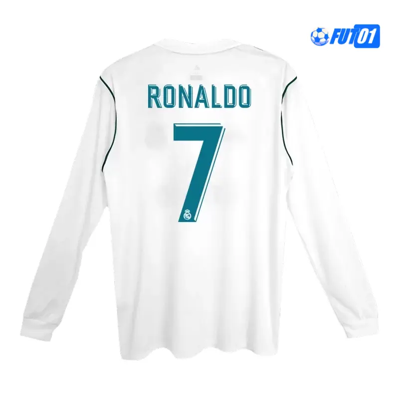 Camiseta RONALDO 7 Futbol Real Madrid Local Primera Equipación 2017/18 Vintage ML