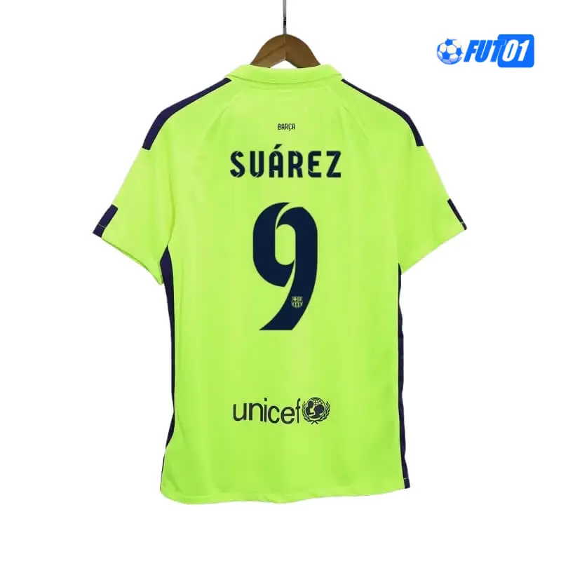 Camiseta SUÁREZ 9 Calidad Premium Barcelona Thrid Tercera Equipación 2014/15 Clasico