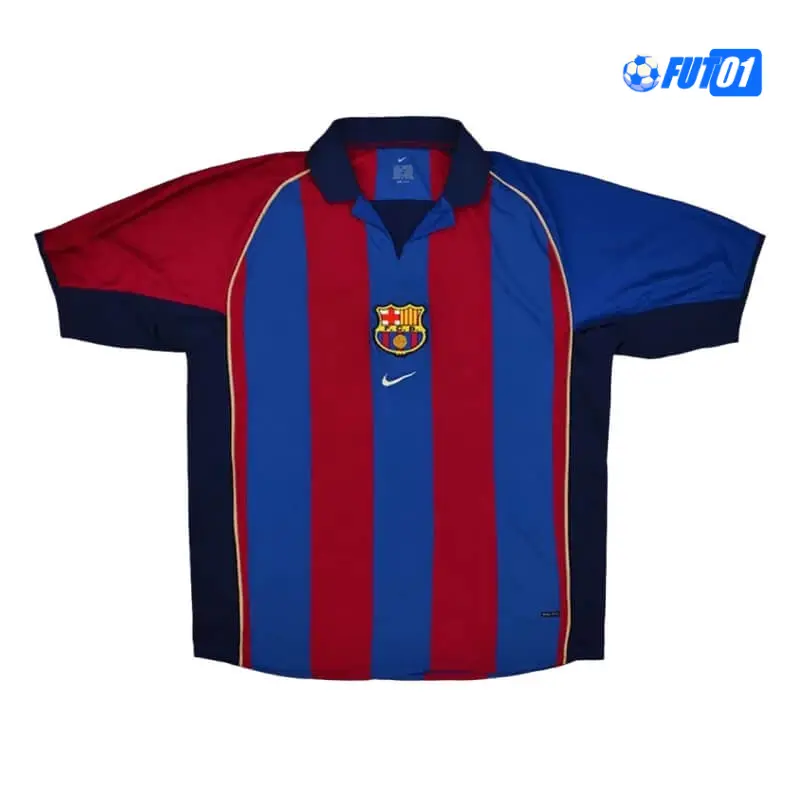 Camiseta XAVI 6 Calidad Premium Barcelona Primera Equipación 2001/02 Vintage