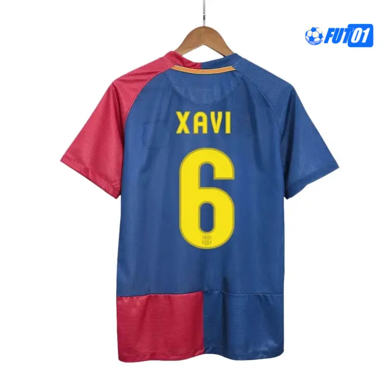 Camiseta XAVI 6 Replica Barcelona Home 2008/09 Vintage