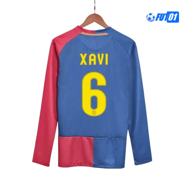 Camiseta XAVI 6 Calidad THAI Barcelona Primera Equipación 2008/09 Clasico ML