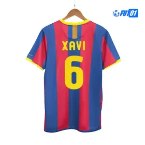 Camiseta XAVI 6 Calidad AAA Barcelona Local Primera Equipación 2010/11 Retro