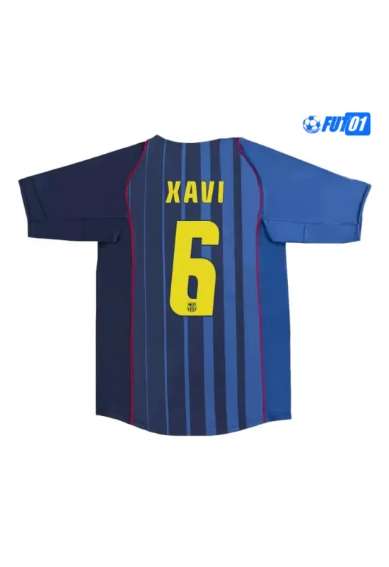 Camiseta XAVI 6 Futbol Barcelona Away 2004/05 Clasico