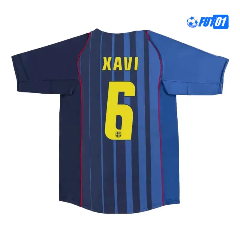 Camiseta XAVI 6 Futbol Barcelona Away 2004/05 Clasico
