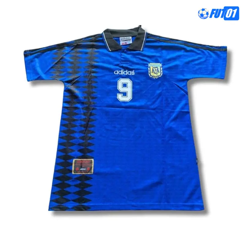 Camiseta BATISTUTA 9 Futbol Argentina Visitante 1994  Retro Clasico