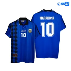 Camiseta MARADONA 10  Argentina Segunda Equipación 1994 Clasico