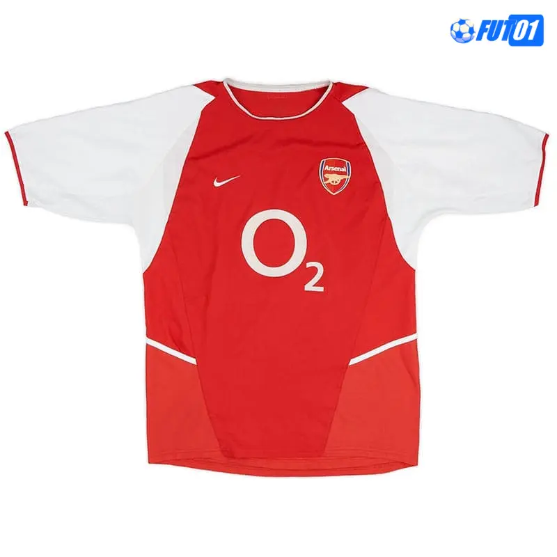 Camiseta BERGKAMP 10 Futbol Arsenal Home Primera Equipación 2003/04 Antigua