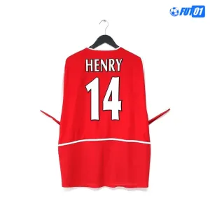 Camiseta HENRY 14 Calidad AAA Arsenal Local Primera Equipación 2003/04 Retro