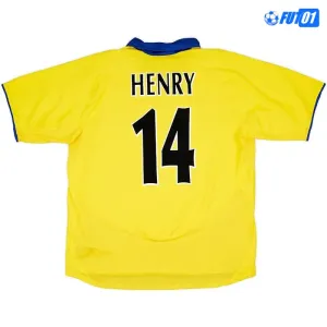 Camiseta HENRY 14 Calidad Premium Arsenal Segunda Equipación 2003/04 Vintage