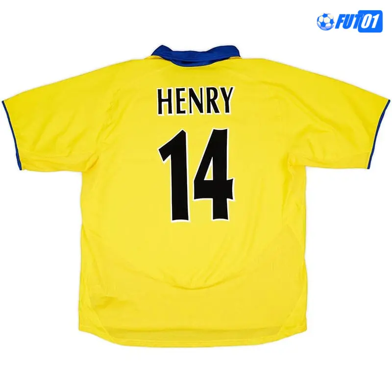 Camiseta HENRY 14 Calidad Premium Arsenal Segunda Equipación 2003/04 Vintage