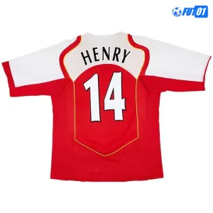 Camiseta HENRY 14 Replica Arsenal Local 2004/05  Retro Clasico