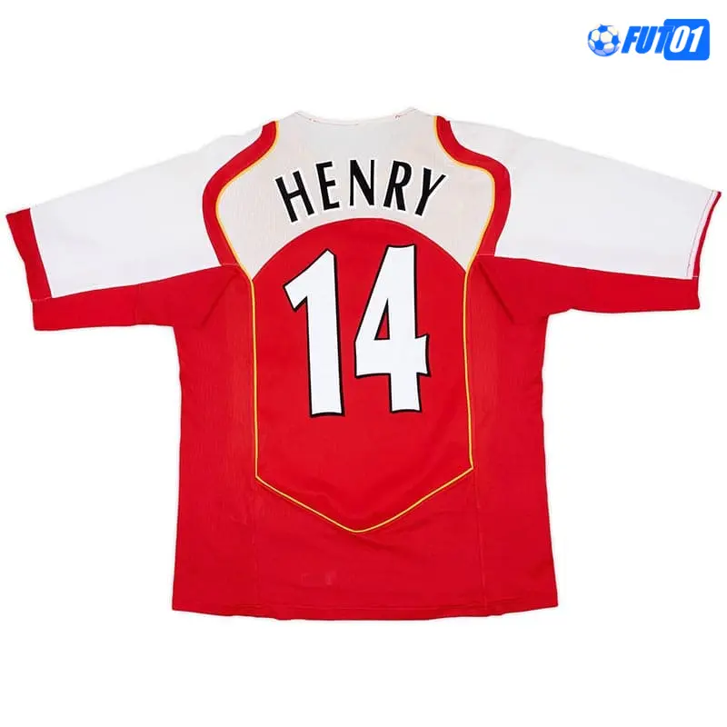 Camiseta HENRY 14 Replica Arsenal Local 2004/05  Retro Clasico
