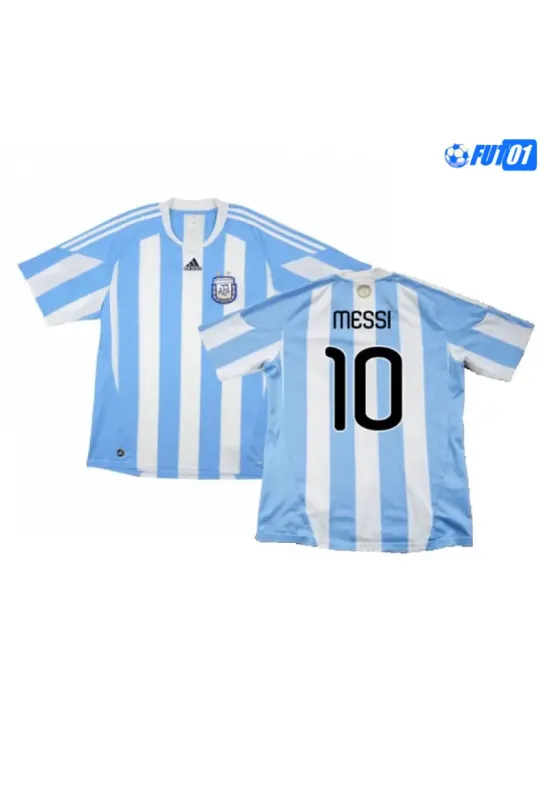Camiseta MESSI 10 Calidad THAI Argentina Home 2010  Retro Clasico