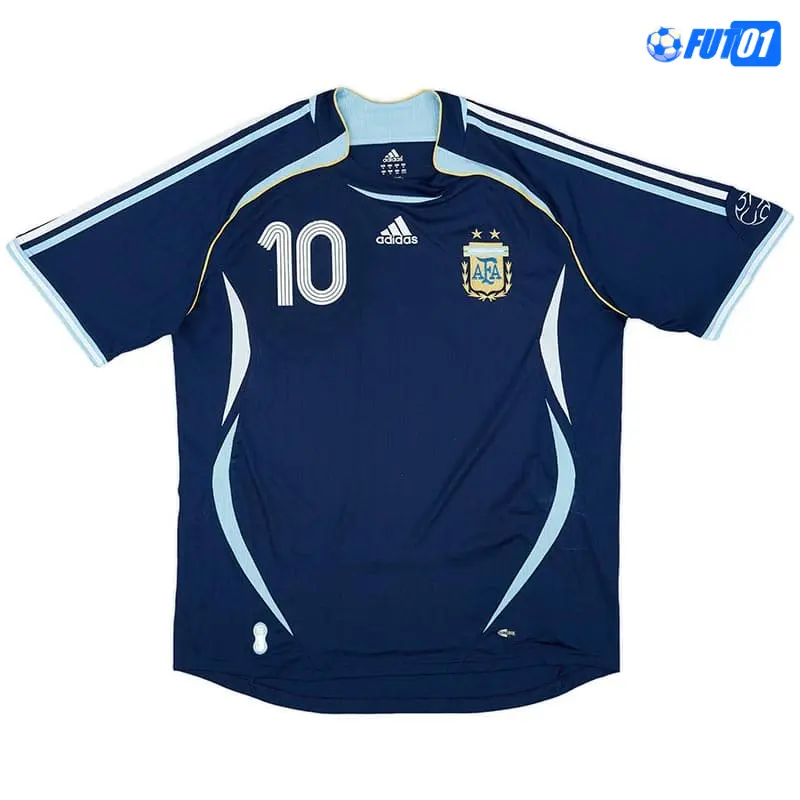Camiseta RIQUELME 10 Futbol Argentina Visitante 2006 Retro