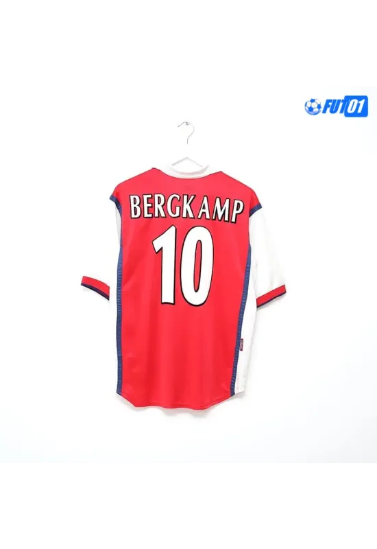 Camiseta BERGKAMP 10 Calidad Premium Arsenal Local Primera Equipación 1998/99  Retro Clasico