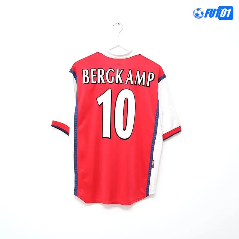 Camiseta BERGKAMP 10 Calidad Premium Arsenal Local Primera Equipación 1998/99  Retro Clasico