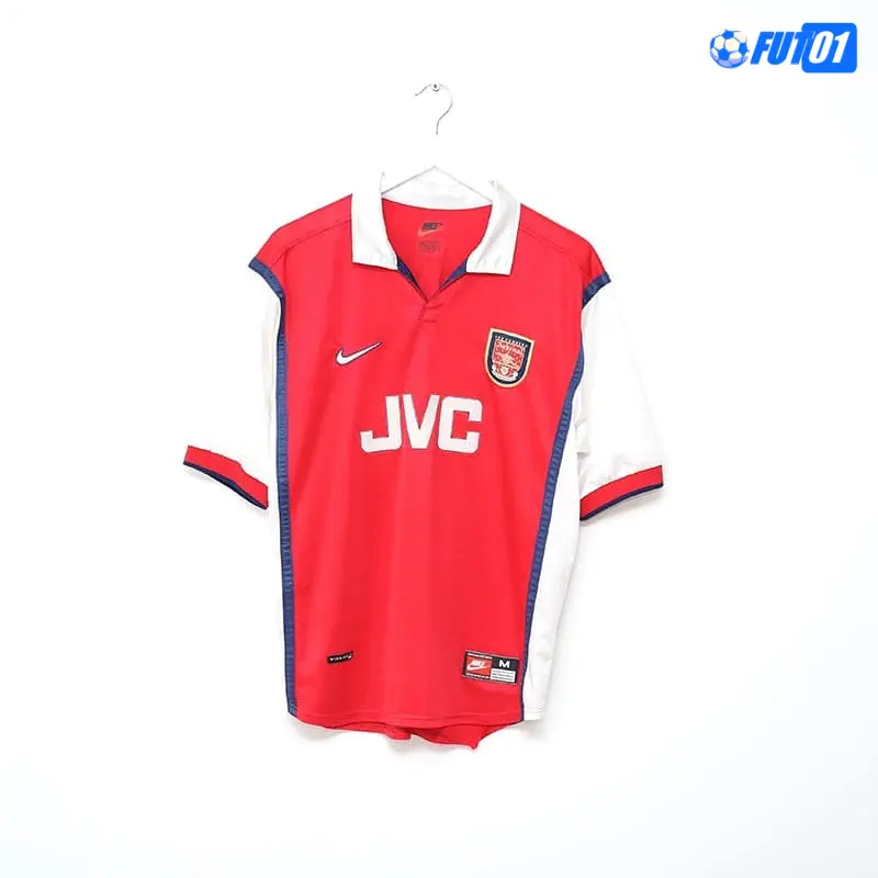 Camiseta BERGKAMP 10 Calidad Premium Arsenal Local Primera Equipación 1998/99  Retro Clasico