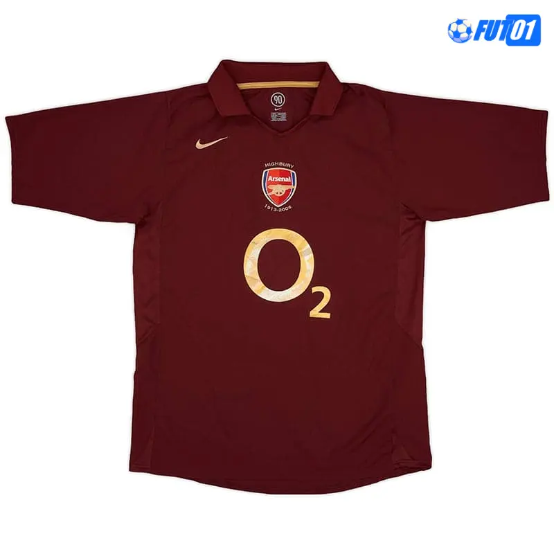 Camiseta REYES 9 Futbol Arsenal Home Primera Equipación 2005/06 Retro